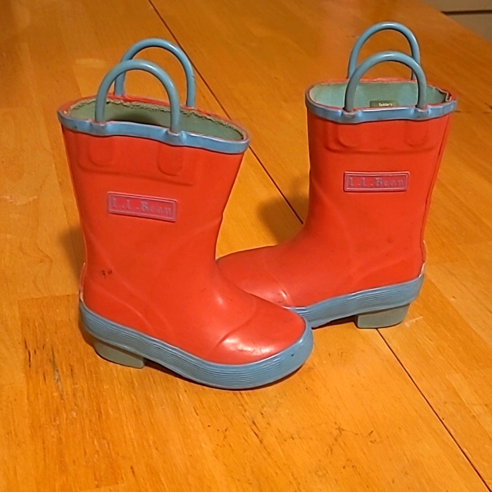 LL Bean toddler rain boots